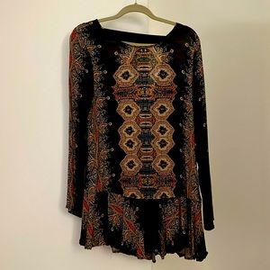 Free people backless mini dress
